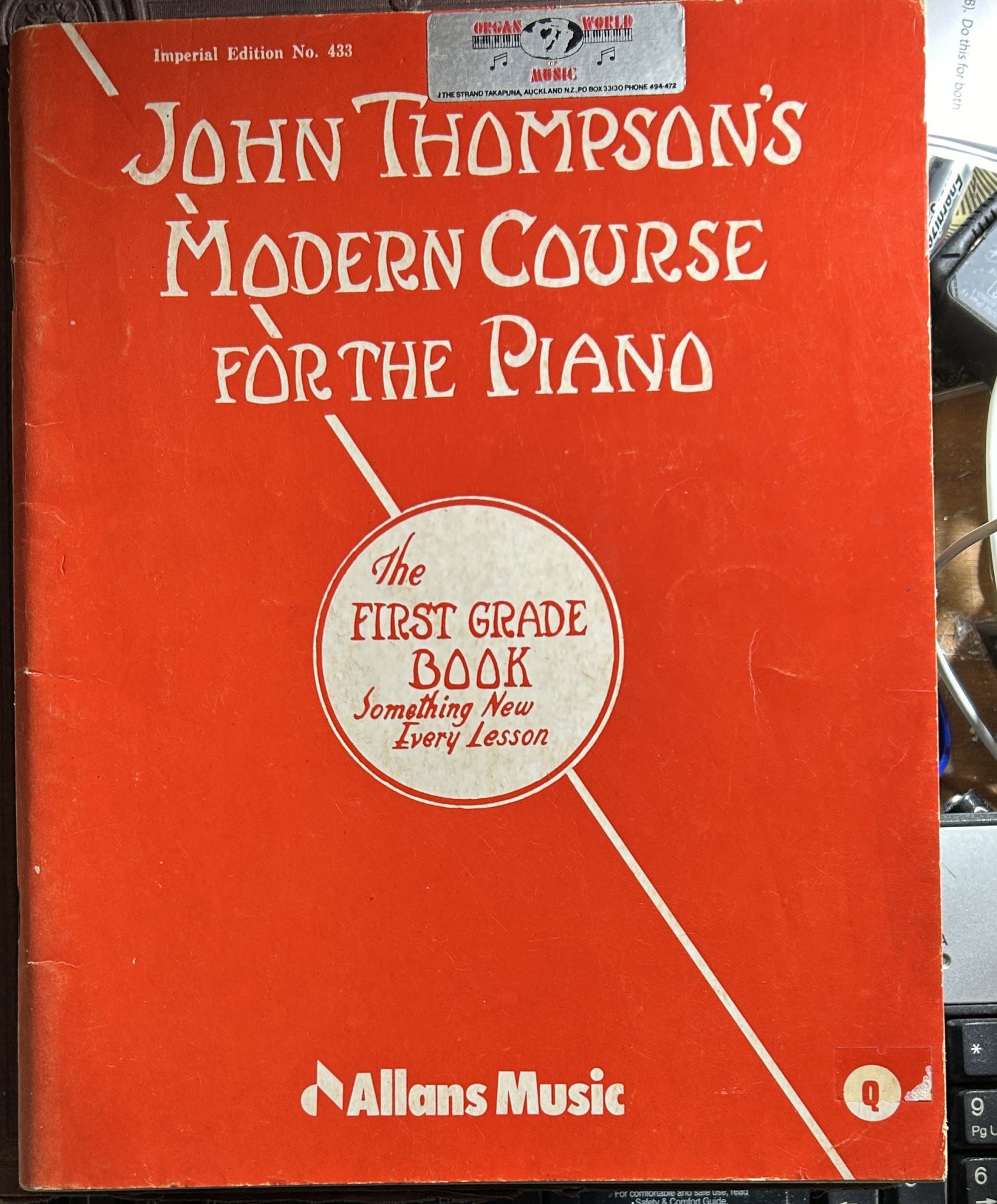 John Thompson's Modern Course for the Piano 1st Grade
